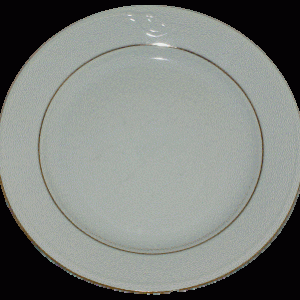Porcelæn cala m. guldkant tallerken