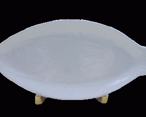 Porcelæn fiskefad 41,5 cm.