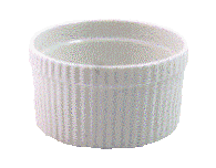 Porcelæn celine souffléskål 6½ cm