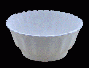 Porcelæn sandra skål rund 18 cm. Ø