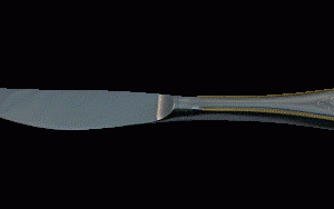 Bestik rokoko smørkniv 18cm