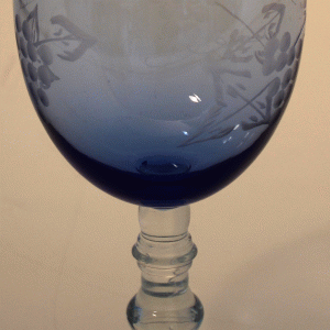 Grapes blå rødvinsglas 16,5cm