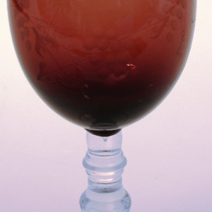 Grapes aubergine rødvinsglas 16,5cm