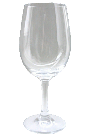 Glas Krystal Rødvin 19,5 cm.