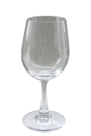 Glas Krystal Hvidvin 16,5 cm.