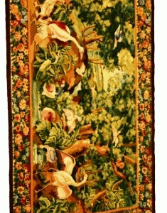 Håndknyttet tæppe "Tapestry" 105x150