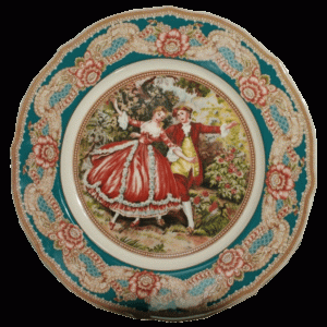 Porcelæn Fajance dessert tallerken