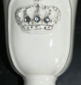 Porcelæn ægbægger Crown