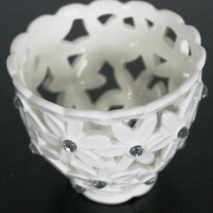 Porcelæn stage rund Crown