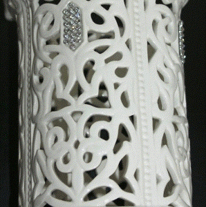 Porcelæn vase Crown