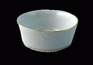 Porcelæn Cala guldkant bowl
