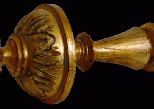 Gardinholdere guld S/2 #85