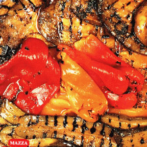 Peberfrugt, grillet, i olie, 2 kg