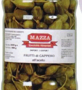 Kapers frugt, store m. stilk 1,7 kg