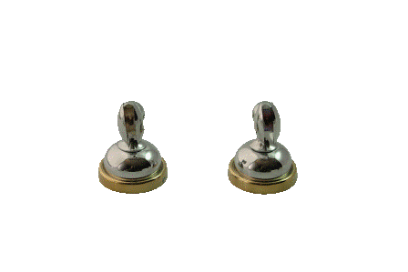 Spejle Holder, guld/crome