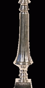 Lysestage antik sølv 33cm