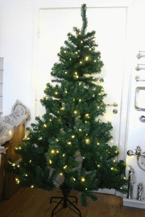 Juletræ180cm m.208 led lys