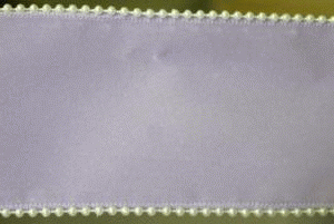Velour bånd - Syren m/perlekant 7.5