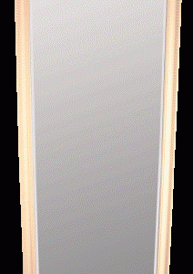 Spejl creme dble rille kant 65x180