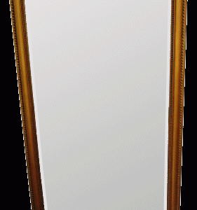 Spejl guld dble rillekant 70x140 cm.