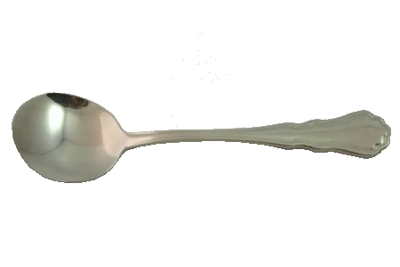 Bestik barok dessertske