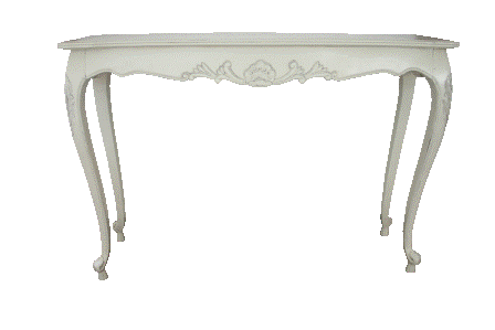 Konsol Louis XV antik hvid