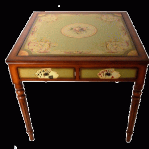 Spillebord bridge & backgammon 100x100cm