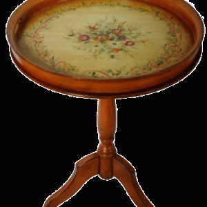 Bord m.Bakke og Motiv ø 56cm