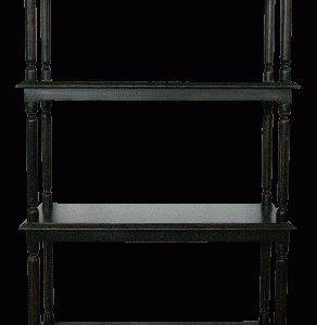 Stigereol sort 135x90x40 cm.
