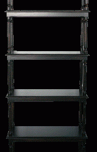 Stigereol sort 220x90x40 cm