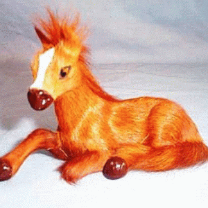 Hest liggende