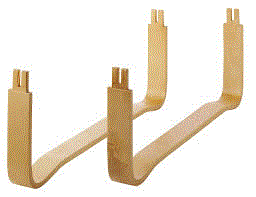 Meder 90cm til boxmadres 2 stk.