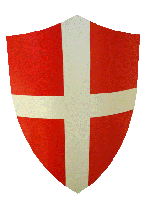 Skjold Dansk flag