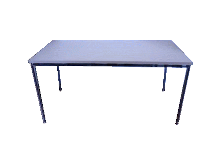 Konferencebord rektangulær 152x77 cm.