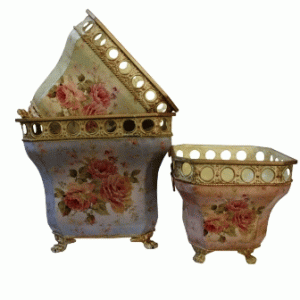 Decopage skjuler ass.farver m. roser S/3