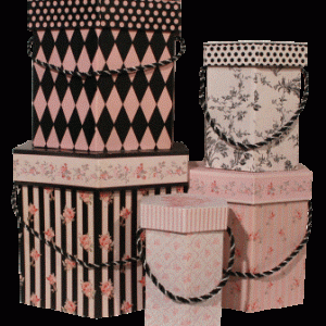 Decopage box blandet motiv S/5