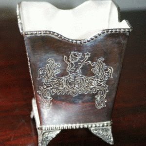 Opsats antik sølv 11cm