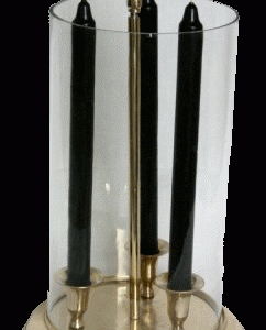 Hurricane messing rund 34 cm. Ø17 cm.