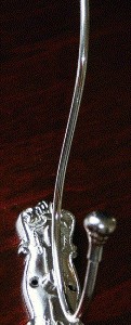 Krog i nikkel finish 22cm