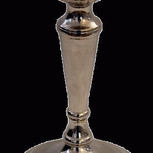 Lysestage sølv enkelt 20,5cm