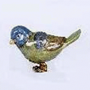 Fugl i porcelæn