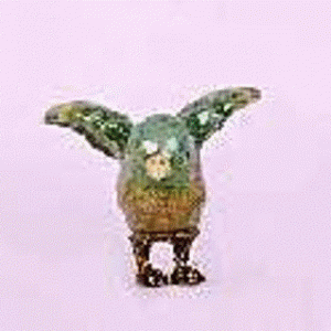 Fugl i porcelæn